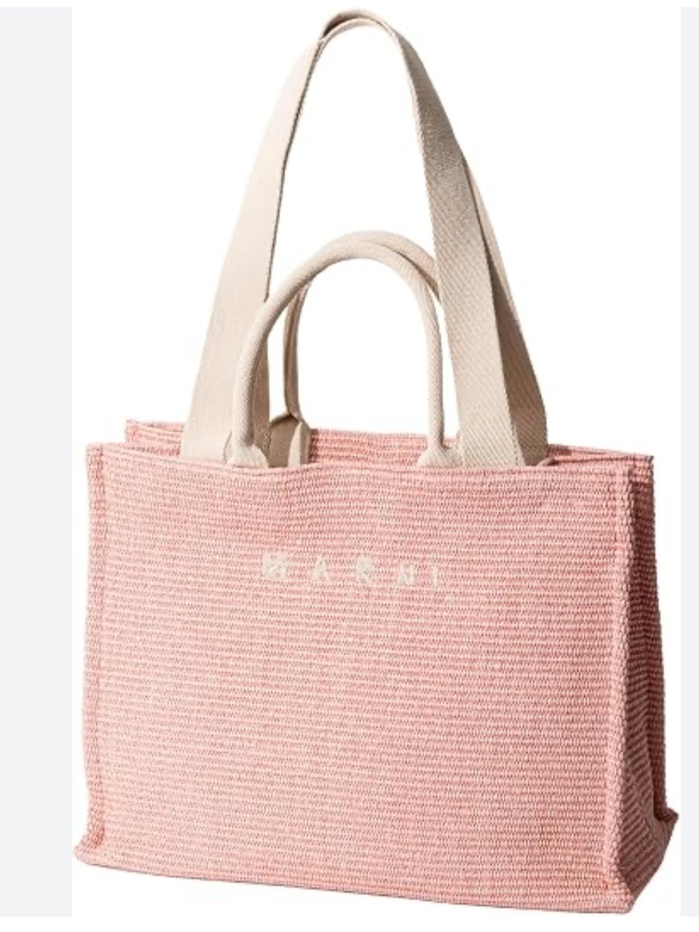 MARNI Woven Pink Tote Bag - Women's Casual Shoulder Bag - Picture 13 of 15